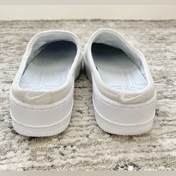 Nike AF1 Lover XX Sneaker Mule Slip on Shoes White Hands Free - Picture 8 of 9